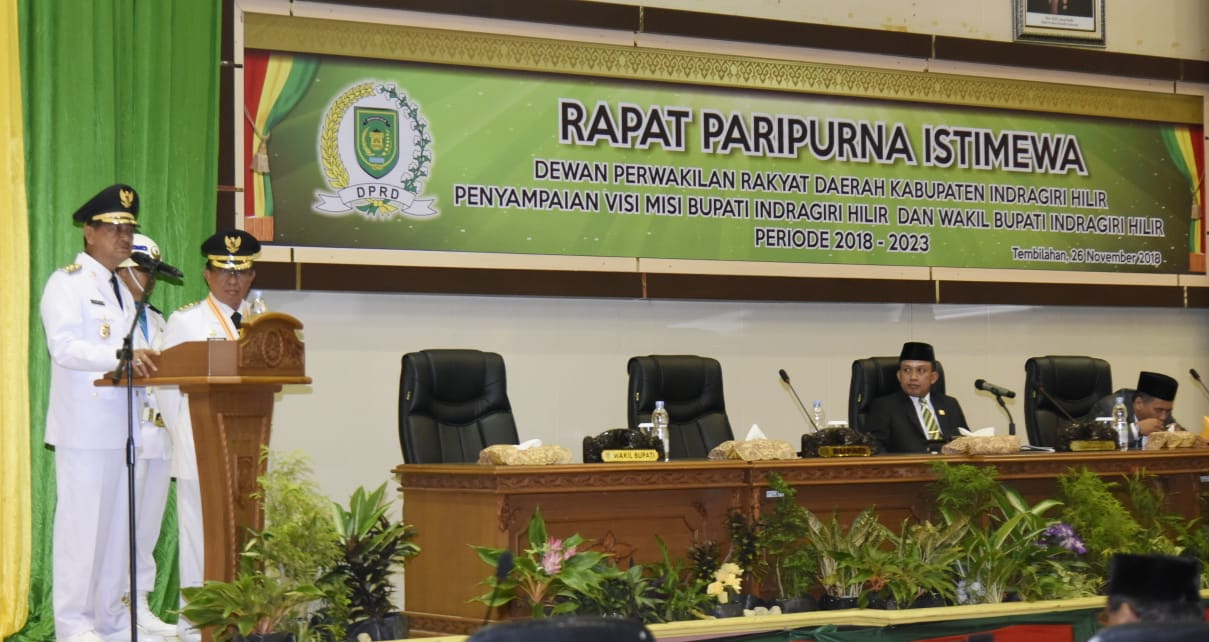 Saat Paripurna, HM Wardan-Syamsudin Uti Sampaikan Program 1000 Hari Kerjanya